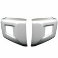 Ecoological DU03SW Bumper Overlay with Sensor for 2014-2021 Toyota Tundra, Super White ECO_DU03SW